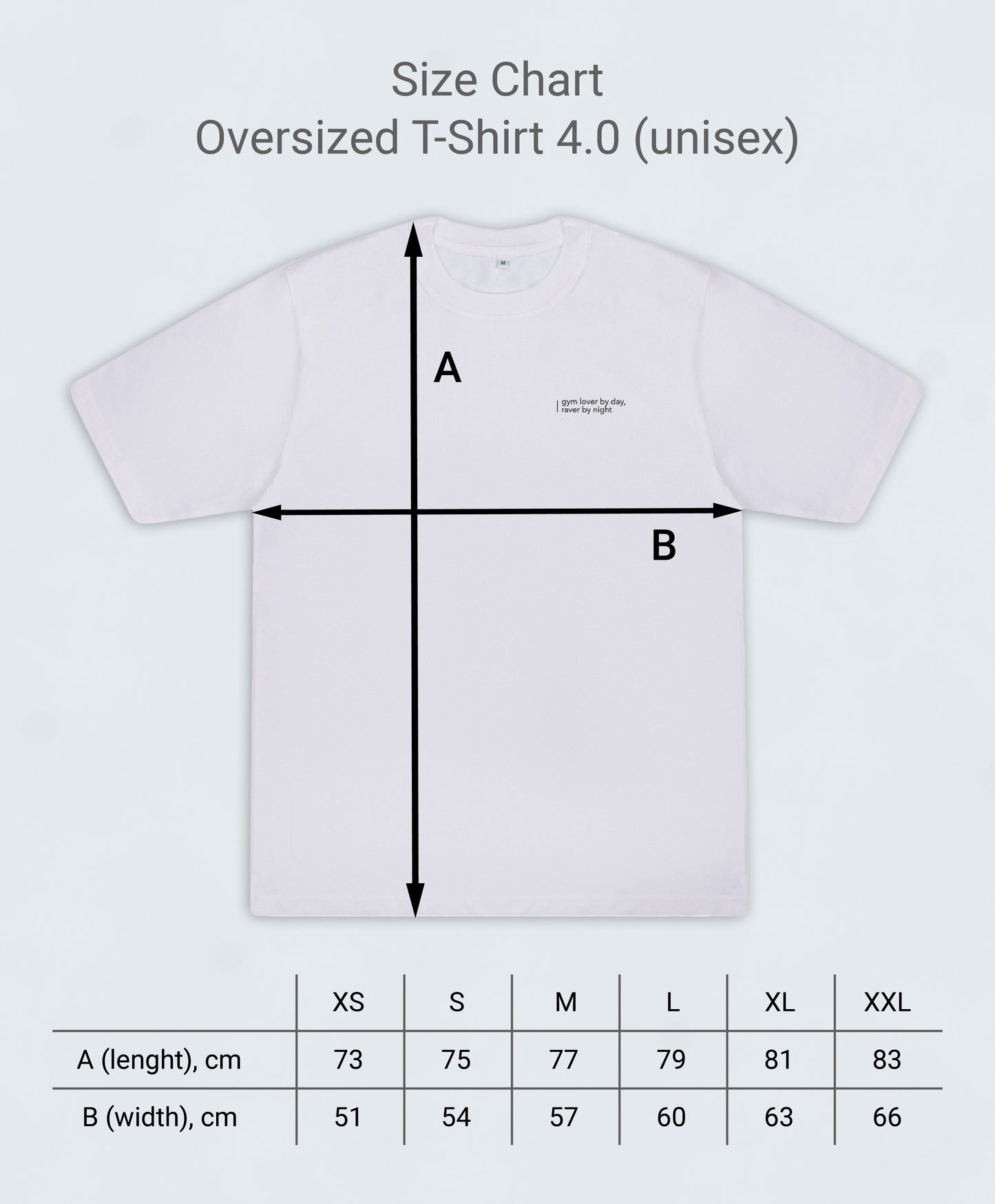 RAVE Oversized T-Shirt 4.0 ▽ unisex △ | white