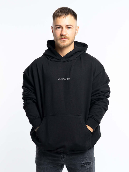 GYMRAVER Oversized Hoodie | black