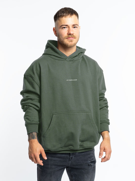 GYMRAVER Oversized Hoodie | olive green