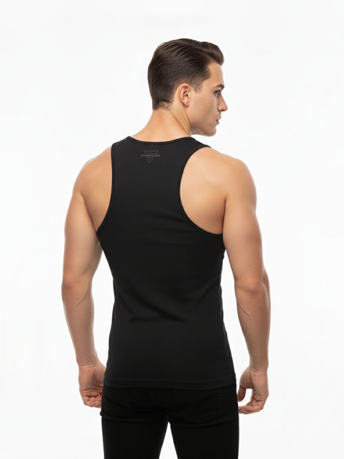 DARK CODE TANKTOP | frosted black