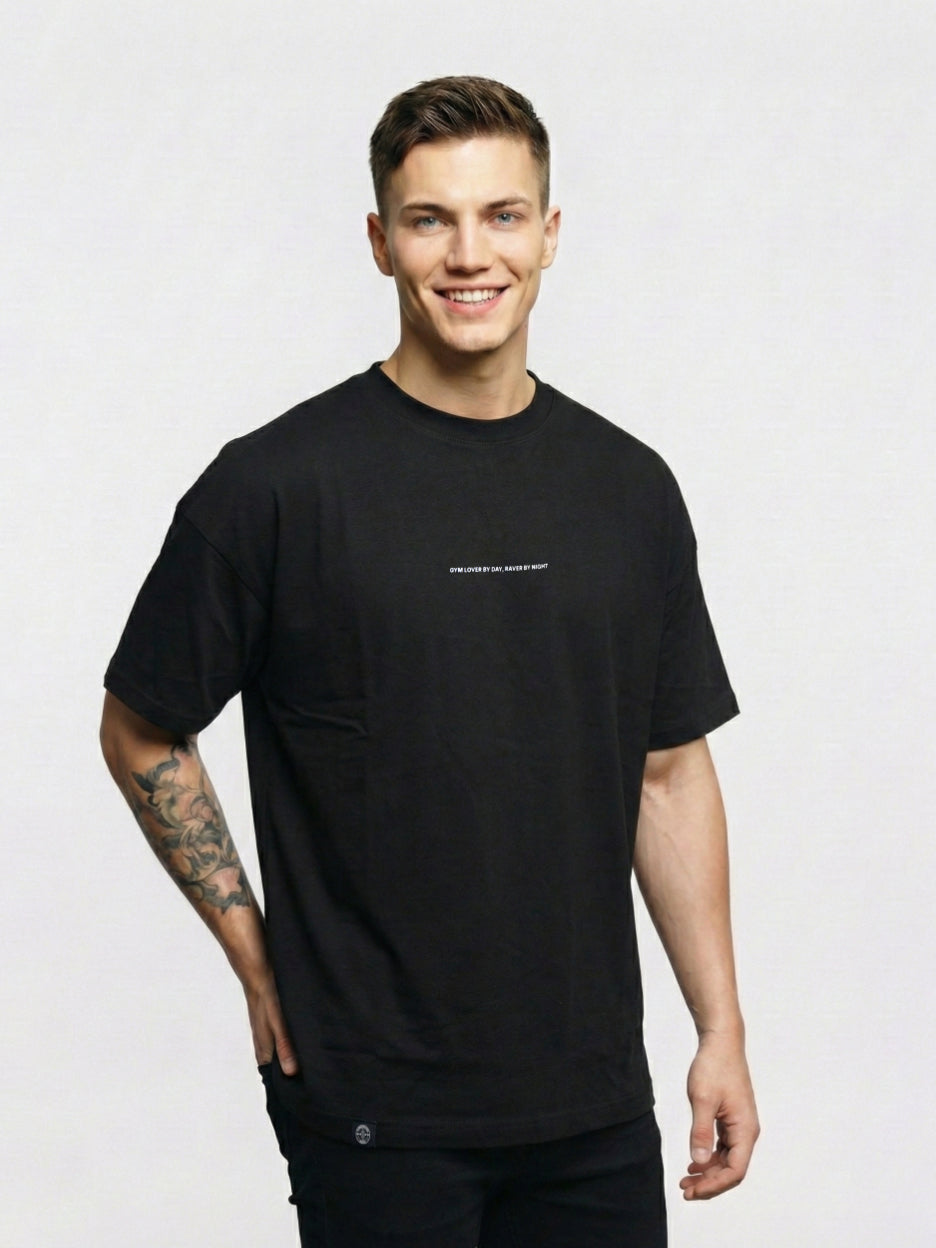 OVERSIZED T-SHIRT X.X [STMNT Edition] ▽ unisex △ | frosted black