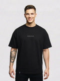 SHADOW DROP TEE | STMNT | frosted black