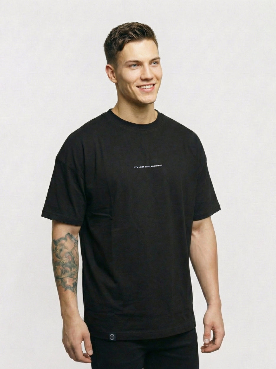 OVERSIZED T-SHIRT X.X [STMNT Edition] ▽ unisex △ | frosted black