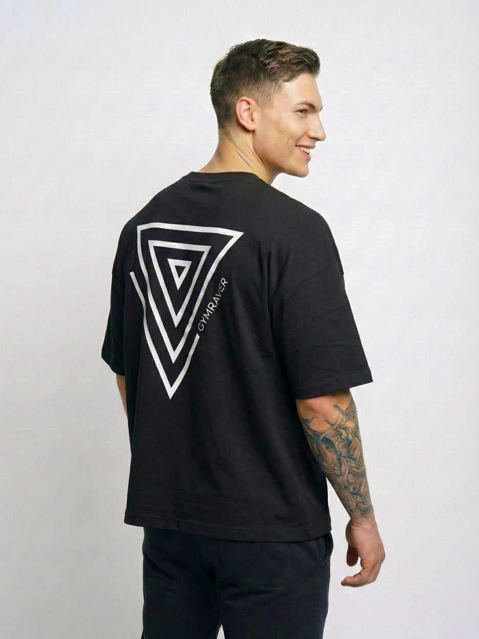 SHADOW DROP TEE | TRYNITY | frosted black