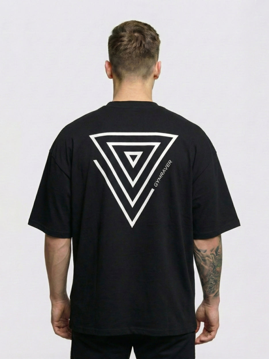 SHADOW DROP TEE | TRYNITY | frosted black