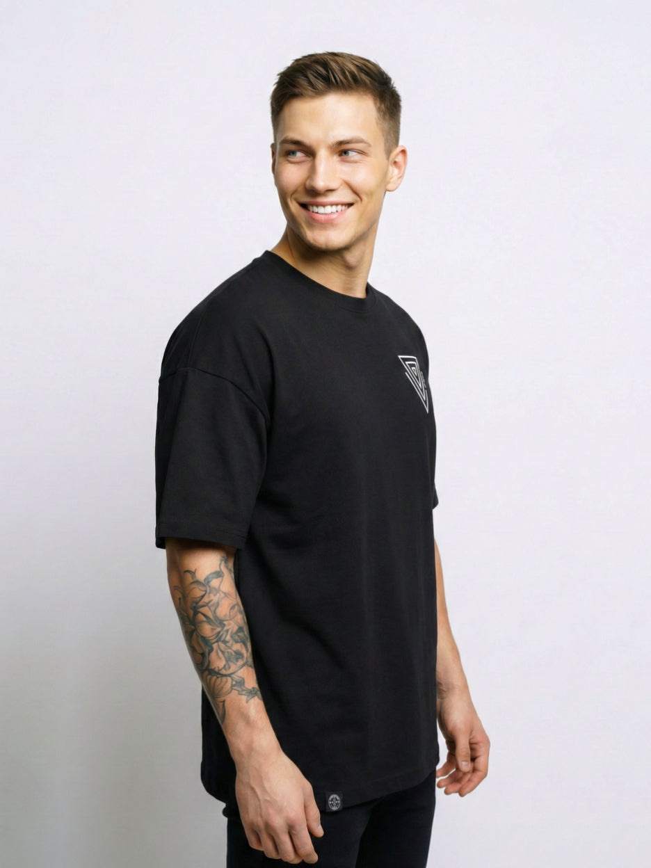 SHADOW DROP TEE | TRYNITY | frosted black