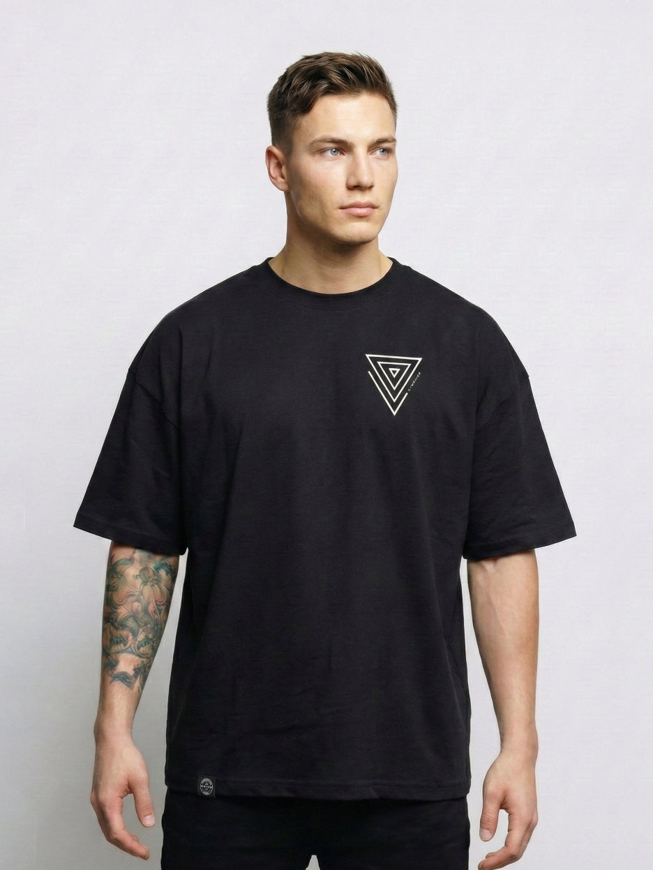 SHADOW DROP TEE | TRYNITY | frosted black