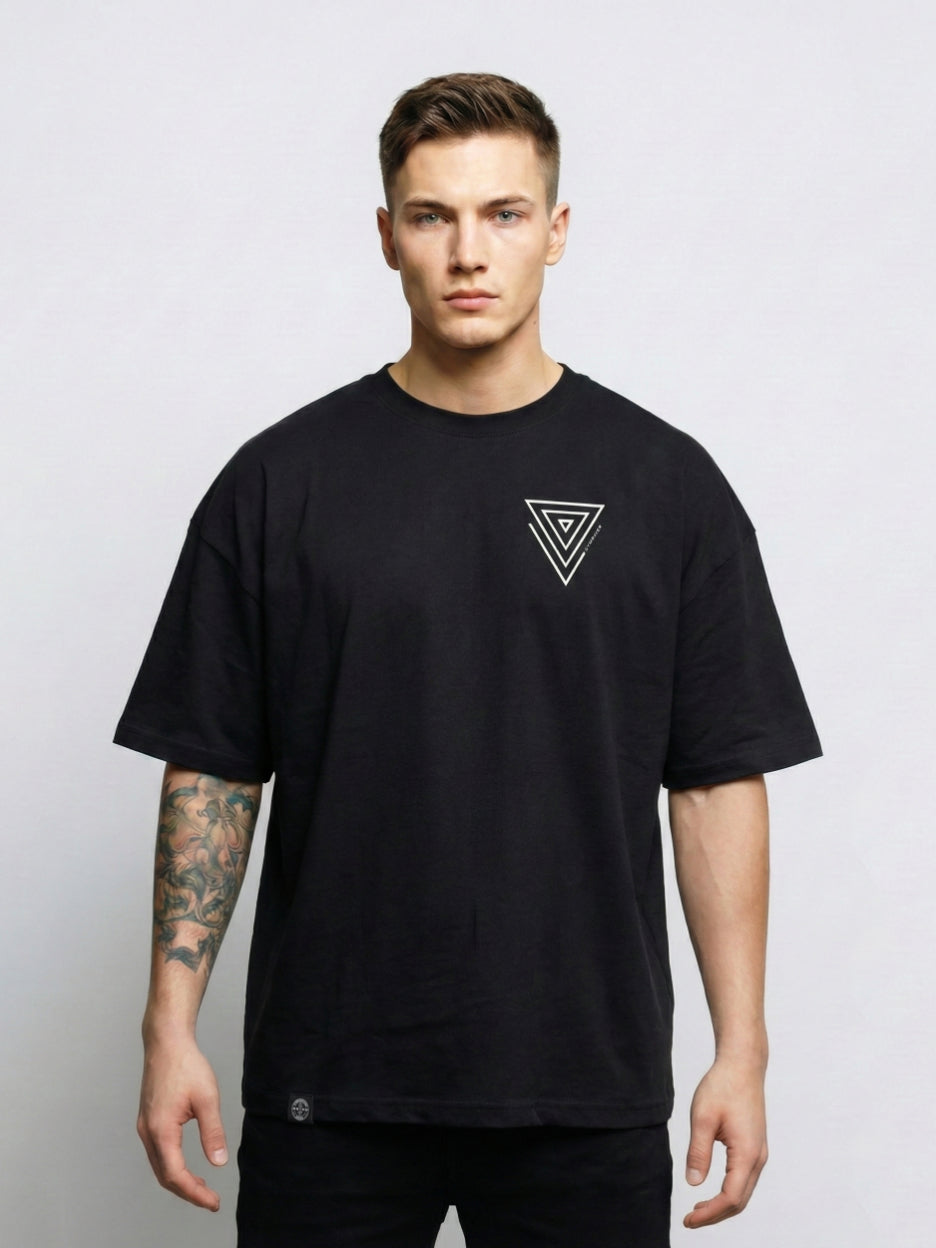 SHADOW DROP TEE | TRYNITY | frosted black