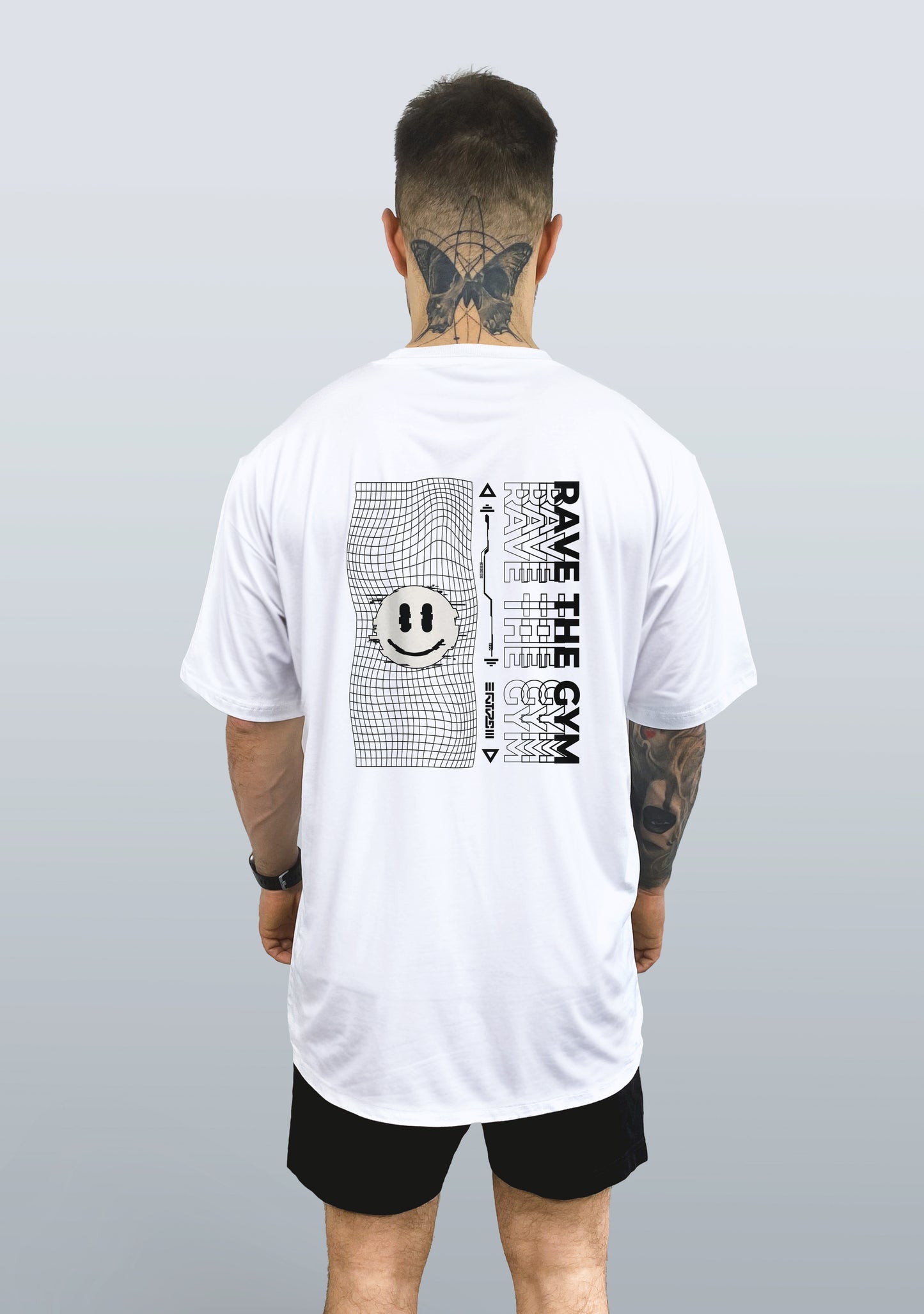 SMILE Oversized T-Shirt 4.0  ▽ unisex △ | white