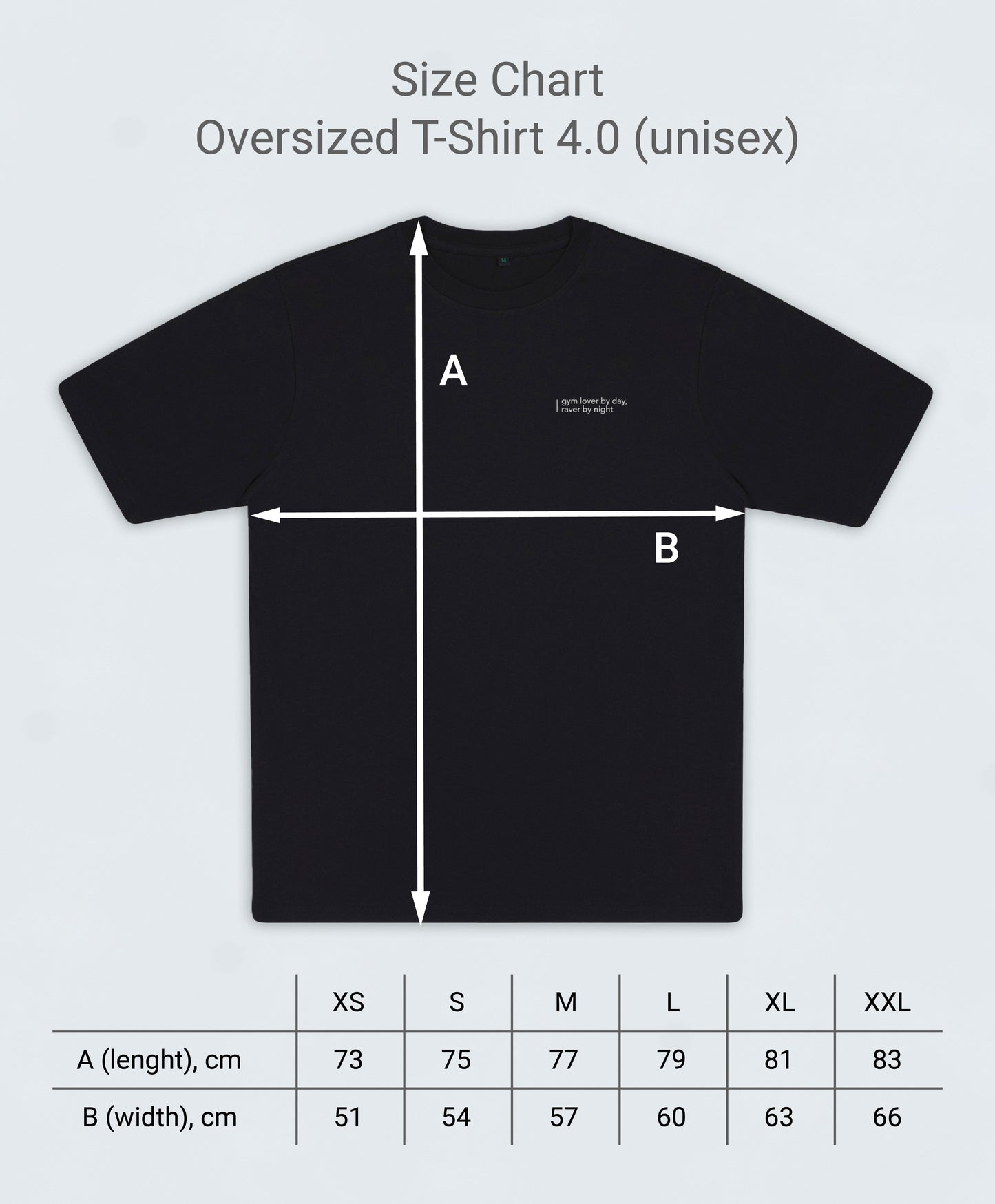 TRYNITY Oversized T-Shirt 4.0  ▽ unisex △ | black