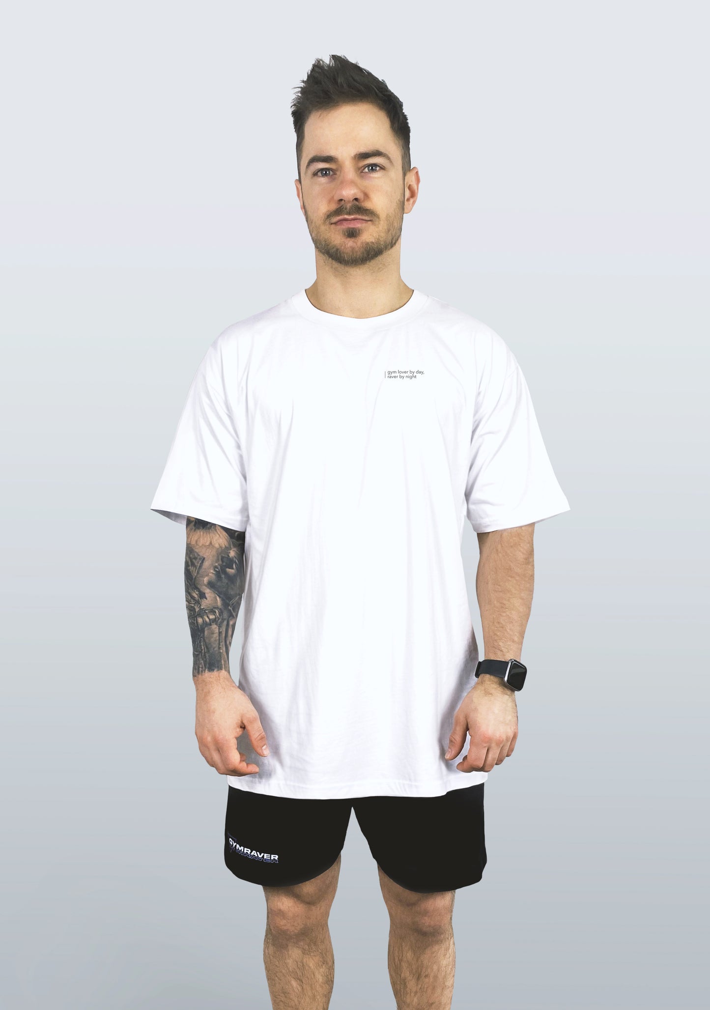 SMILE Oversized T-Shirt 4.0  ▽ unisex △ | white