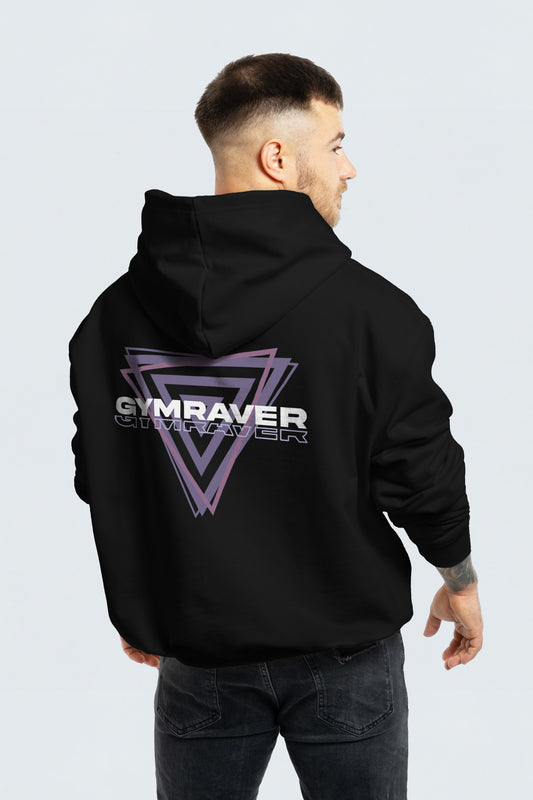 Heavy Oversized Hoodie 2.0 TRYNITY 2024  | black ▽ unisex △