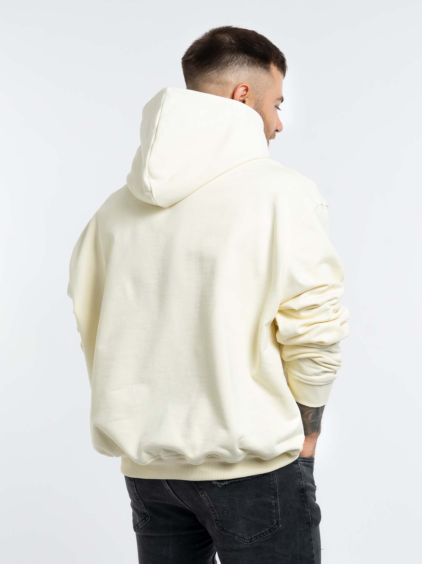 OVERSIZED HOODIE | creme