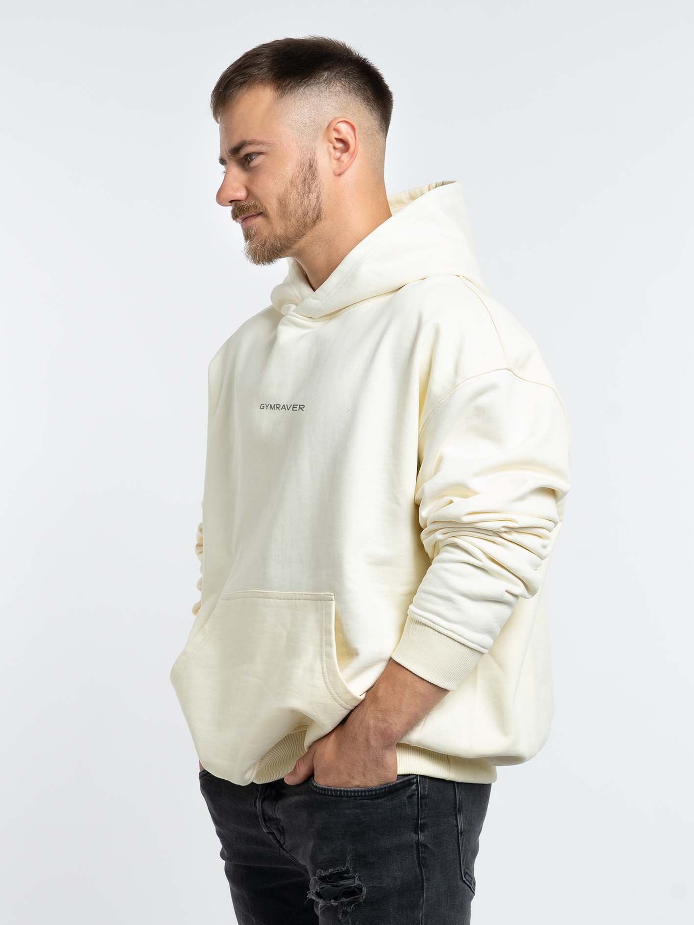 OVERSIZED HOODIE | creme
