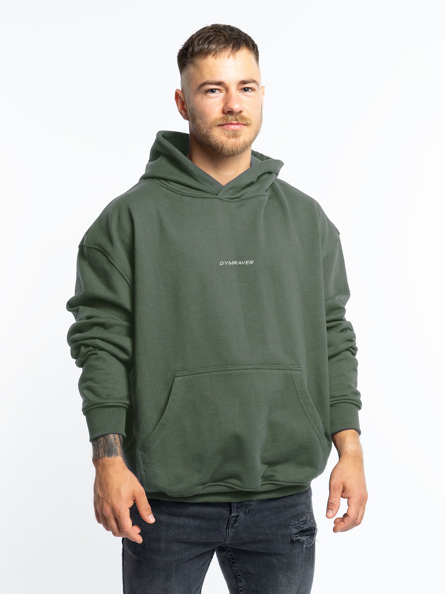 OVERSIZED HOODIE | olivgrün