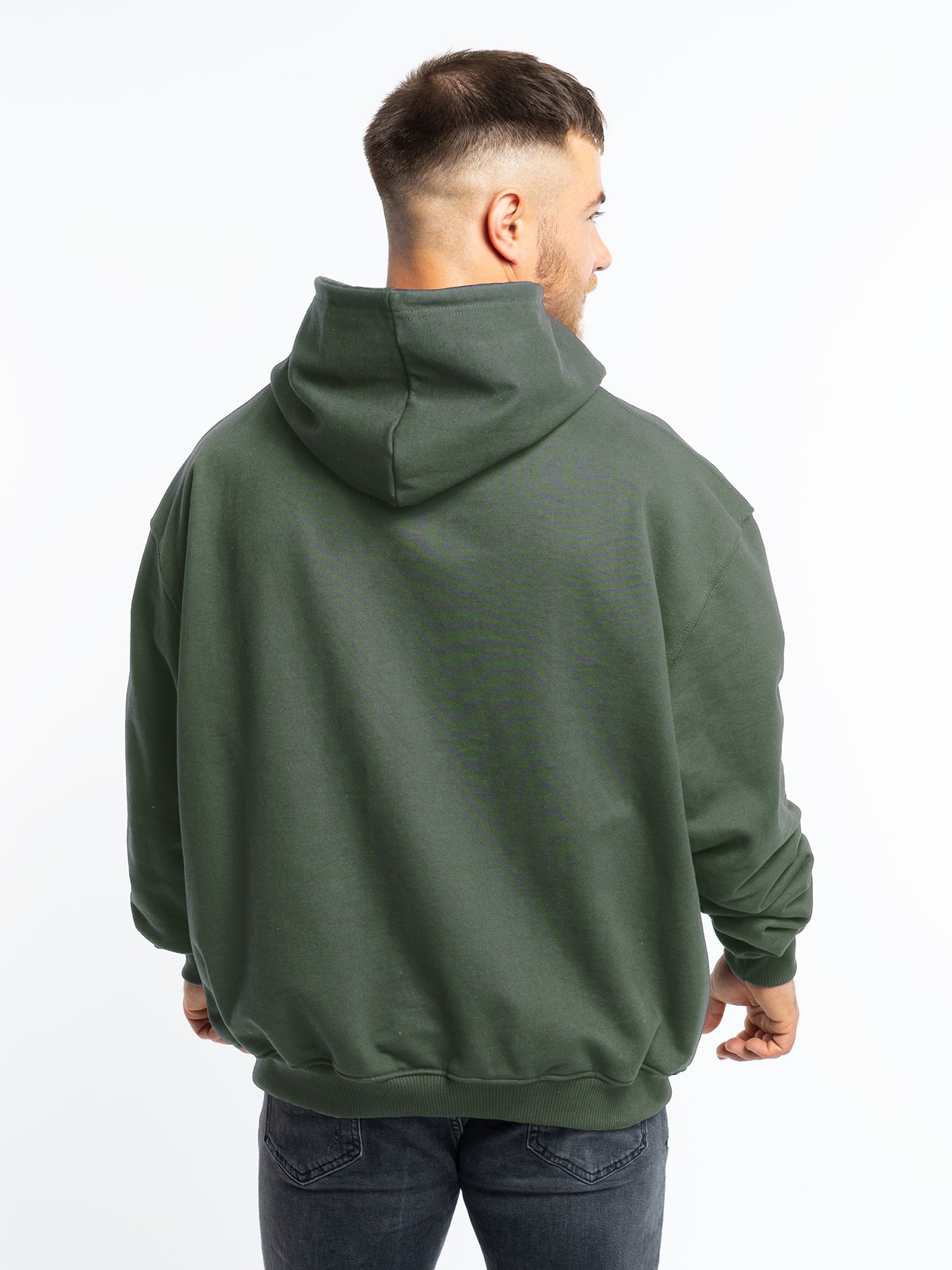 OVERSIZED HOODIE | olivgrün