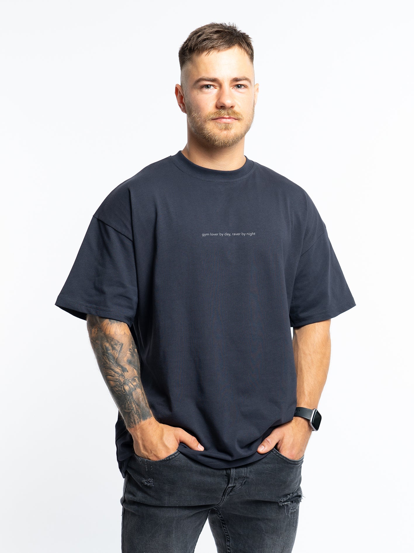 STMNT Oversized T-shirt  anthracite – GYMRAVER